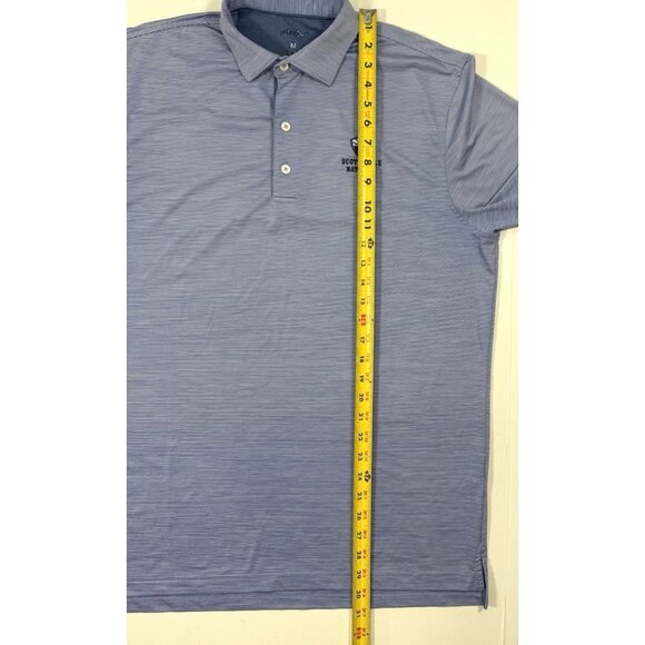 Johnnie-O Mens Polo Shirt Size Medium Prep Performance Scottsdale National Golf - Picture 9 of 13